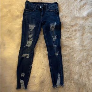 american eagle jeans size 0 short